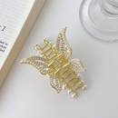 Korean version of fairy temperament alloy swan butterfly hairpin plate hair catch clip shark clip back of head hair catchpicture10