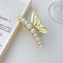 Korean version of fairy temperament alloy swan butterfly hairpin plate hair catch clip shark clip back of head hair catchpicture12