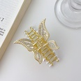 Korean version of fairy temperament alloy swan butterfly hairpin plate hair catch clip shark clip back of head hair catchpicture15