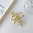 Korean version of fairy temperament alloy swan butterfly hairpin plate hair catch clip shark clip back of head hair catchpicture16