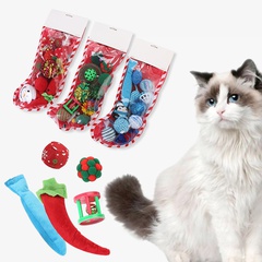 wholesale pet supplies new various Christmas toy suits socks cat toys