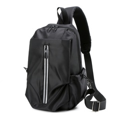 fashion messenger bag large capacity men's shoulder bag usb charging tide bag casual waist bag chest bag