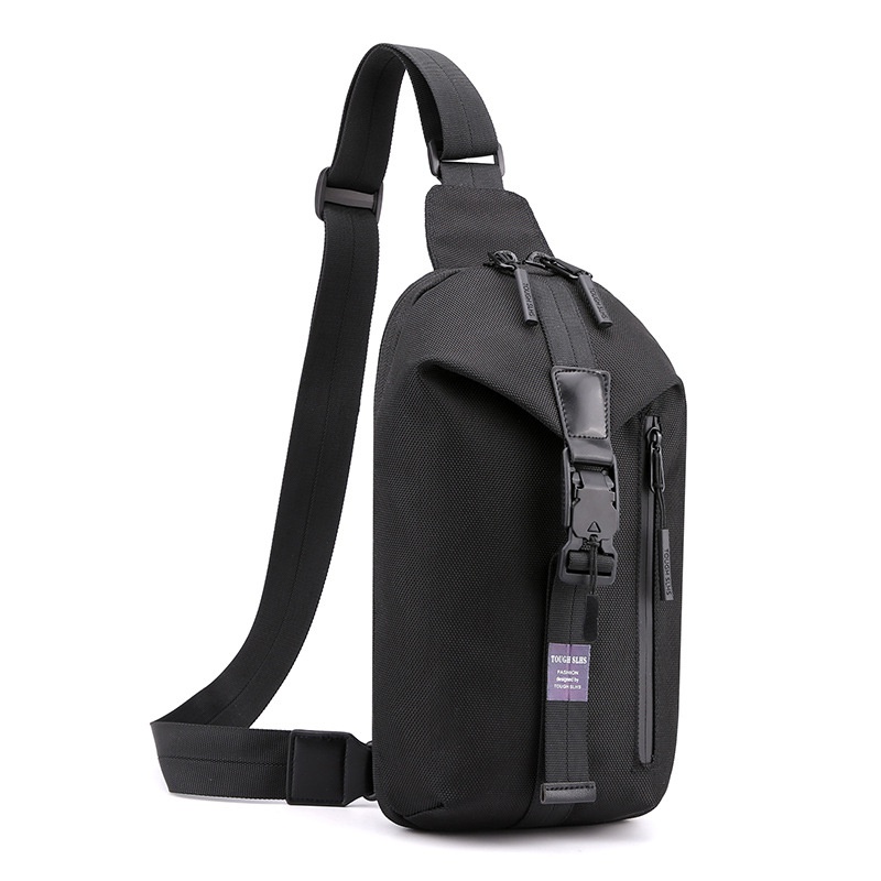 new diagonal cross bag chest bag casual small backpack oblique mens shoulder bag wholesale