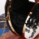 round retro handmade bead embroidery bag evening bag diamond cosmetic change banquet bagpicture12
