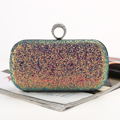Dinner bag Glitter dinner bag color fashion trendy party dinner bag clutch's discount tags