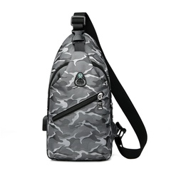 Wholesale new fashion men's shoulder messenger bag shoulder bag Korean leisure chest bag men's bag