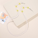 pearl smiley face glasses chain simple antilost hanging neck pearl glasses mask extension chainpicture8