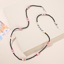New millet bead soft pottery glasses chain fashion hanging neck antilost letter glasses mask chain extension chainpicture12