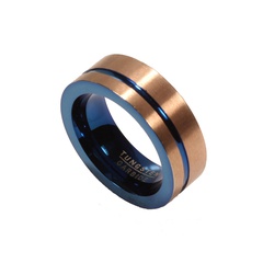 cross-border popular classic tungsten steel ring European and American tungsten gold jewelry custom wholesale