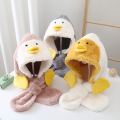 Automne et hiver mignon canard en peluche chapeau chaleur tendance de la mode protection des oreilles à l'épreuve du froid chapeau pour enfants