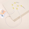 pearl smiley face glasses chain simple antilost hanging neck pearl glasses mask extension chainpicture12