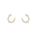 Fashion cshaped pearl earrings 2021 new new trendy niche personality earrings female highend light luxury ear jewelrypicture13