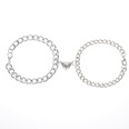 European and American new personality magnet heartshaped bracelet retro round couple braceletspicture15