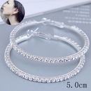 50mm Korean full diamond large circle high quality earringspicture3