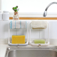 Japanese towel wipe rack sponge drain rack finishing storage rack dish cloth scouring cloth rag holder