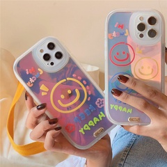 Korean laser smile Apple 13Pro max 12pro mobile phone case wholesale