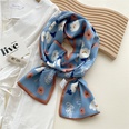Doublesided long silk scarf thin section professional temperament hair band scarfpicture31