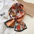 Doublesided long silk scarf thin section professional temperament hair band scarfpicture50