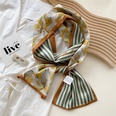Doublesided long silk scarf thin section professional temperament hair band scarfpicture51