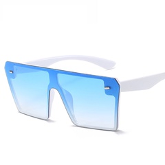 European and American trend big frame sunglasses rice nail metal hinge men and women square sunglasses