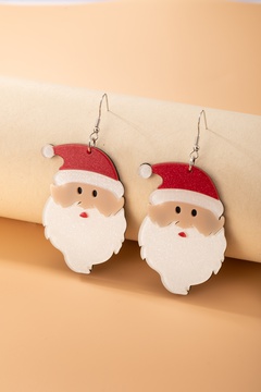 2021 new jewelry acrylic Santa Claus earrings