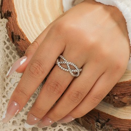 18KGP retro open ring trend fashion cross ring women wholesalepicture9