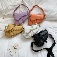 Saddle bag 2021 summer new trendy fashion messenger bag wide shoulder strap handbag