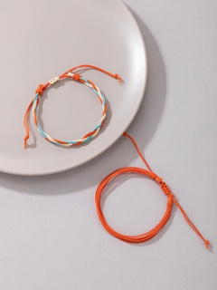 neues handgewebtes zweiteiliges Schmuckarmband im Boho-Stil