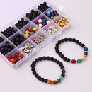 15 grid boxed natural stone set diy volcanic stone spacer beads ethnic style combination handmade materialspicture13