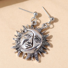 European and American creative personality exaggerated sun god earrings wholesale