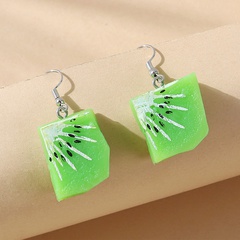 Korean style small fresh wild creative fruit earrings wholesale