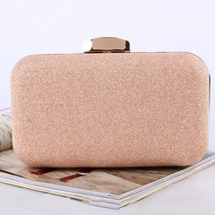 Bolso de noche cruzado de alta calidad para mujer, bolso de noche de oro rosa, bolso de gran capacidad personalizado, bolso de banquete de Color mágico