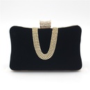 European and American dinner bag Ushaped diamondstudded clutch bag largecapacity banquet bagpicture17