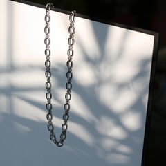 Korea Simple Function Chain Chain Choker Necklace Short Chain Necklace Titanium Steel