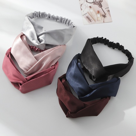 Version coréenne de bijoux de bandeau de yoga de sport de visage de lavage de velours en gros's discount tags