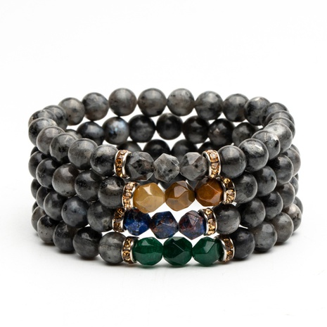 bracelet de mode pour hommes en pierre bracelets de perles faits à la main en gros's discount tags