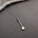 new simple crown mini tea spoon pendant creative personality retro spoon pendant necklacepicture9