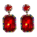 new alloy diamond geometric earrings super flash earringspicture14