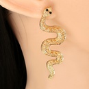 new trendy snakeshaped earrings personality exaggerated long earringspicture6