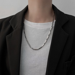 necklace personality titanium steel clavicle chain simple sweater chain