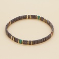 bohemian style iron gallstone beaded autumn and winter dark brown stacking braceletpicture13