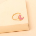 Cute cartoon dripping oil ring combination set design sense flower mushroom boots index finger joint ringpicture18