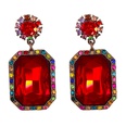 new alloy diamond geometric earrings super flash earringspicture19