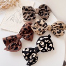 chic style simple retro leopard bow steel clip spring clip top clip hair accessorypicture11
