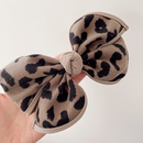 chic style simple retro leopard bow steel clip spring clip top clip hair accessorypicture13