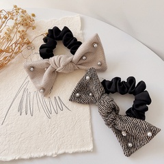 Coréen nouvelle perle papillon côlon cercle cheveux cravate bande de caoutchouc tête corde cheveux accessoires coiffure