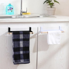 Nail-free seamless towel rack kitchen door back towel rack rag towel storage rack wholesale