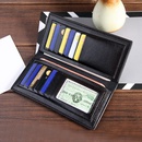 New product mens wallet wallet men multicard position lychee pattern long wallet thin mobile phone bagpicture20