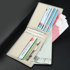 Men's wallet short wholesale wallet wallet cross-border leather pu foreign trade driver's license dollar clip