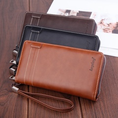 Men's clutches wallet long zipper wallets men's wallets large-capacity wallets mobile phone bags